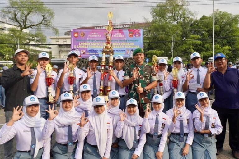 Lomba Paskibra dan Cepat Tepat Bela Negara Piala Dandim 0733, Inilah Juaranya