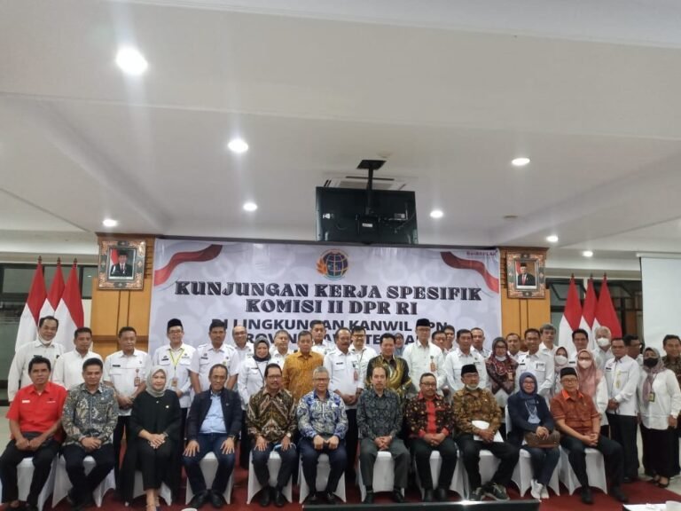 Komisi II DPR RI Apresiasi Kinerja BPN Kanwil Jateng