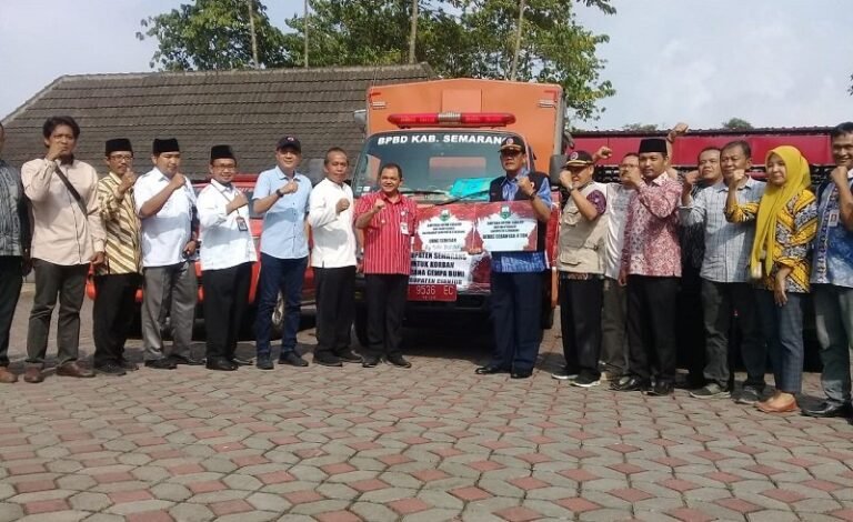 Pemkab Semarang Salurkan Donasi Gempa Cianjur Rp 586 Juta