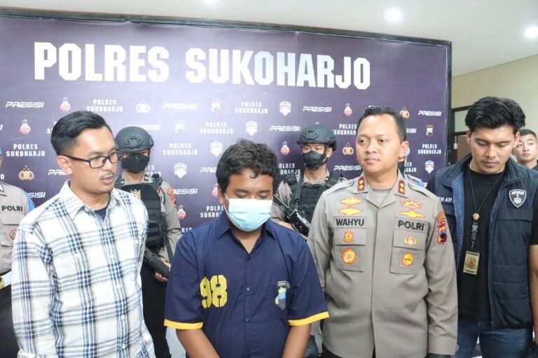 Polres Sukoharjo Ungkap Kasus Pembunuhan Siswi SMP Kurang 24 Jam, Pelaku Teman Kencan Via Aplikasi Michat