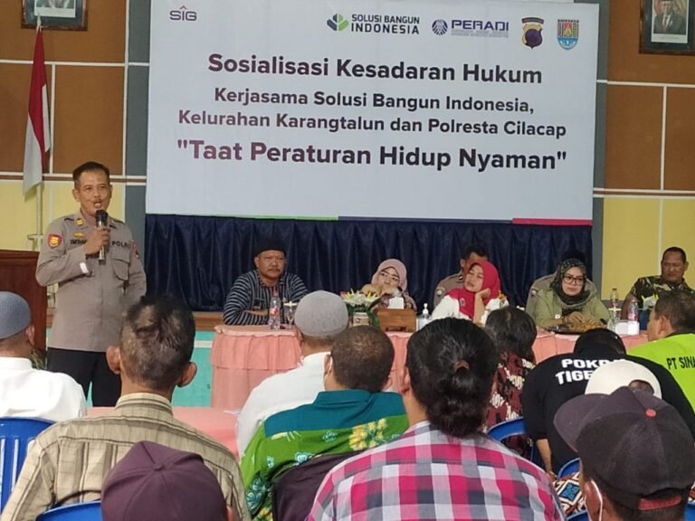 Sosialisasi Kesadaran Hukum, SBI Gandeng Polresta Cilacap