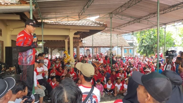 Guyup Sehat, Bagus Selo Ajak 1500 Warga Desa Kemiri Pit-pitan
