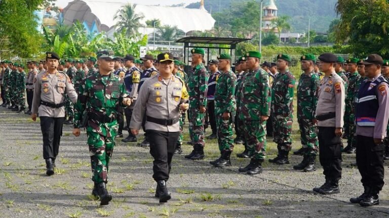 Jelang Pemilu 2024, Polres Semarang Apel Sinergitas Bersama Kodim 0714/Salatiga