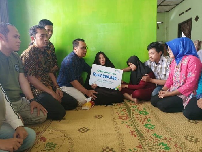 BPJS Ketenagakerjaan Klaten Santuni Ahli Waris Panwaslu