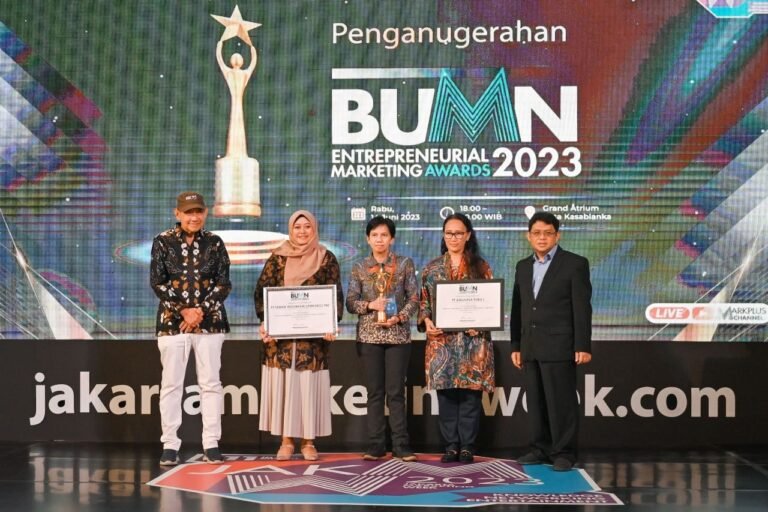 Sukses Pertahankan Merek Semen Gresik sebagai Produk Bahan Bangunan Unggulan, SIG Raih BUMN Entrepreneurial Marketing Awards 2023