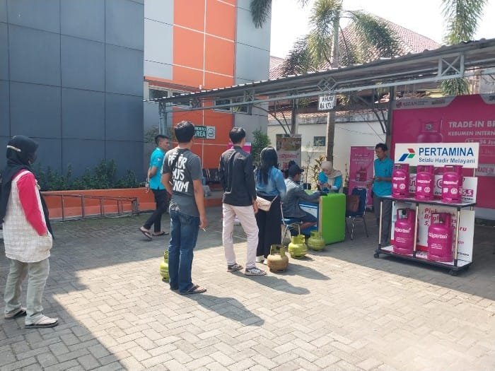 Bawa Tabung Kosong LPG 3kg Bisa Tukar Tabung Isi LPG Bright Gas 5,5 Kg