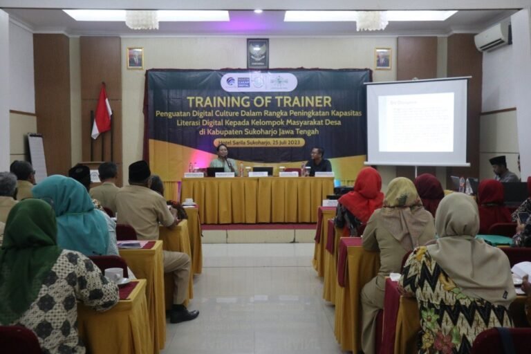 Lakpesdam NU Sukoharjo Gelar TOT Penguatan Digital Untuk Desa Binaan