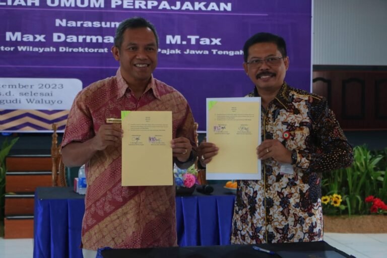 DJP Jateng I dan Universitas Ngudi Waluyo Sepakati Kerja Sama Tax Center
