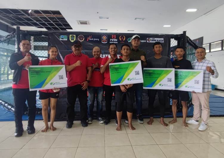 BPJS Ketenagakerjaan Klaten Cover Peserta Gladiator Championship