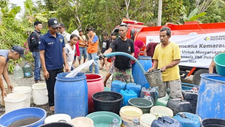 Cilacap Barat Kekeringan, SBI Kirim Air Bersih
