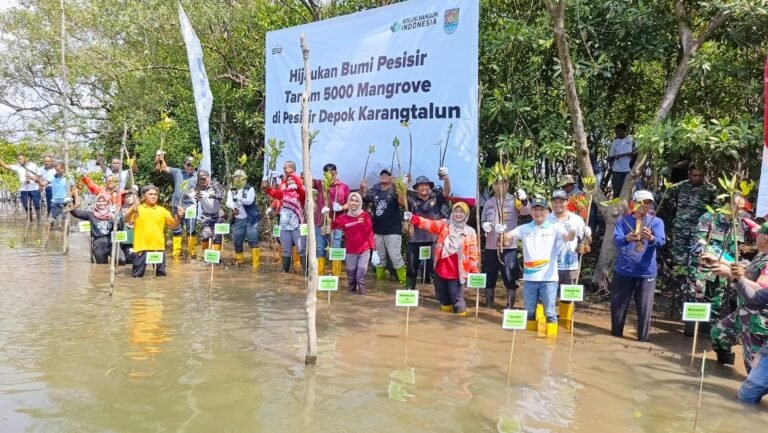 SBI Tanam 5.000 Mangrove di Pesisir Cilacap