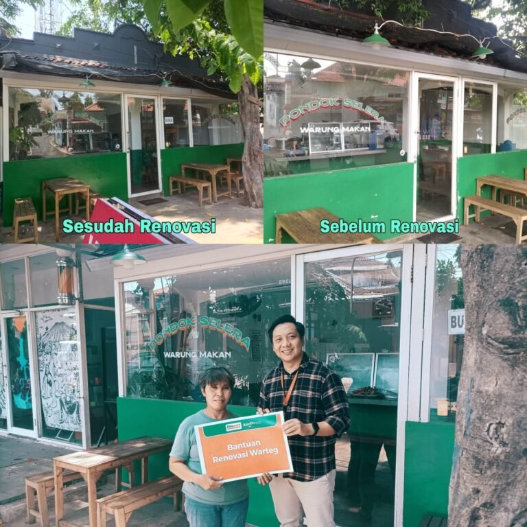 Alfamart dan Bank Aladin Syariah Majukan UMKM Lewat Renovasi Warung