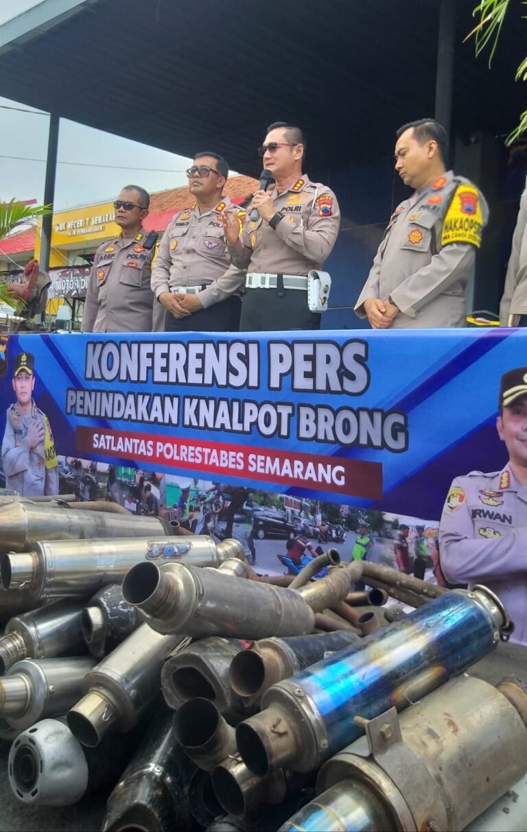 Tiga Hari Lakukan Patroli, Satlantas Musnahkan 331 Knalpot Brong 