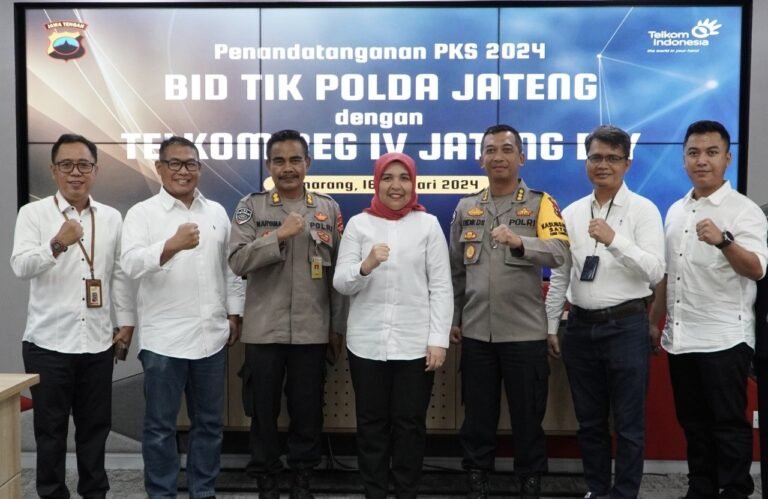 Telkom Dukung Digitalisasi Polda Jateng