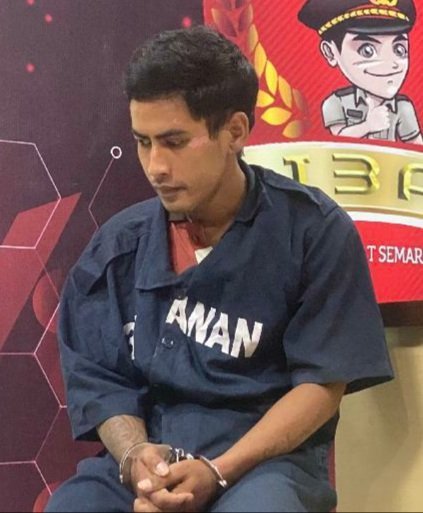 Delapan Kali Mbegal Payudara, Bram Di Amankan Polisi
