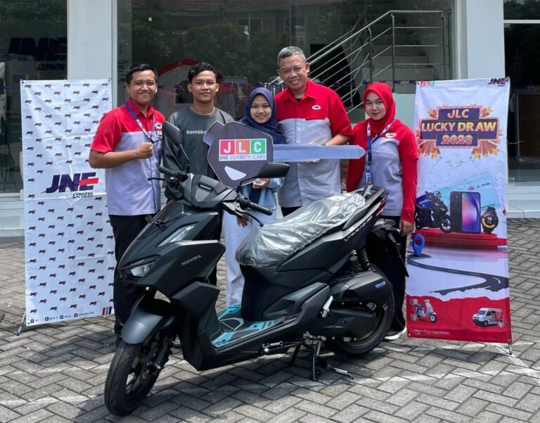 Member JLC Asal Pasuruan Dapat Motor JNE