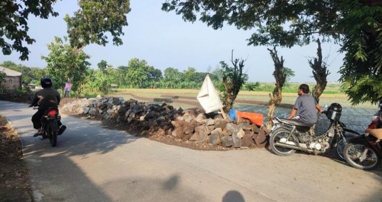 Jalur Alternatif Mudik di Sragen Longsor