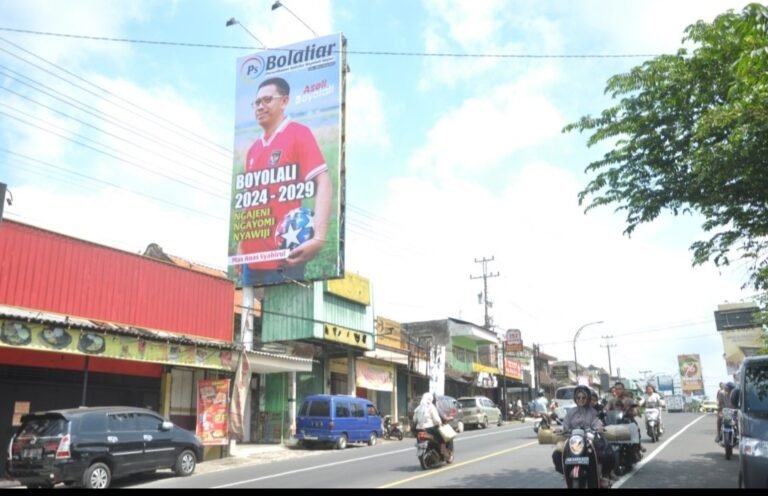 Sambut Pilkada Boyolali Muncul Baliho PS Bolaliar Dukung Mas Anas