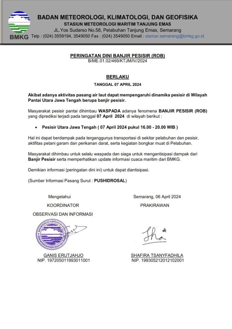 Masyarakat Dihimbau Waspada Fenomena Supermoon dan Rob Jelang Idul Fitri