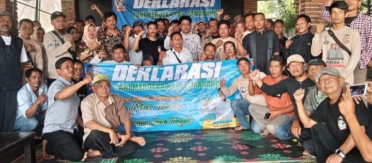 Tani Merdeka Kabupaten Semarang Deklarasi Dukung Daryono Maju Pilgub Jateng