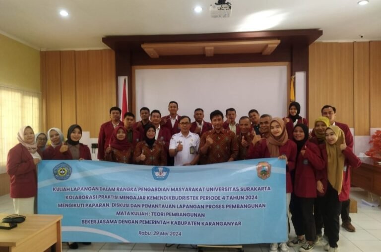 Senangnya Mahasiswa UNSA Belajar Langsung Pembangunan Karanganyar