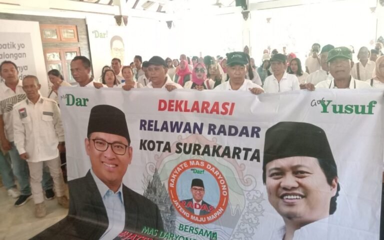 Relawan Radar Pasangkan Mas Dar dan Gus Yusuf Maju Pilkada Jateng