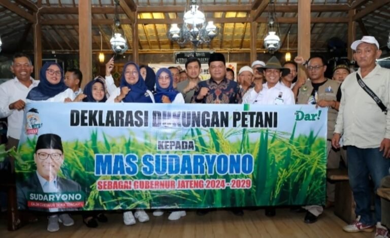 Relawan Tani Merdeka Mojopolo Deklarasi Dukung Mas Dar Gubernur Jateng