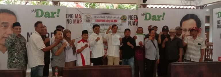 22 Kelompok Relawan Merapat Siap Menangkan Mas Dar Pada PilGub Jateng