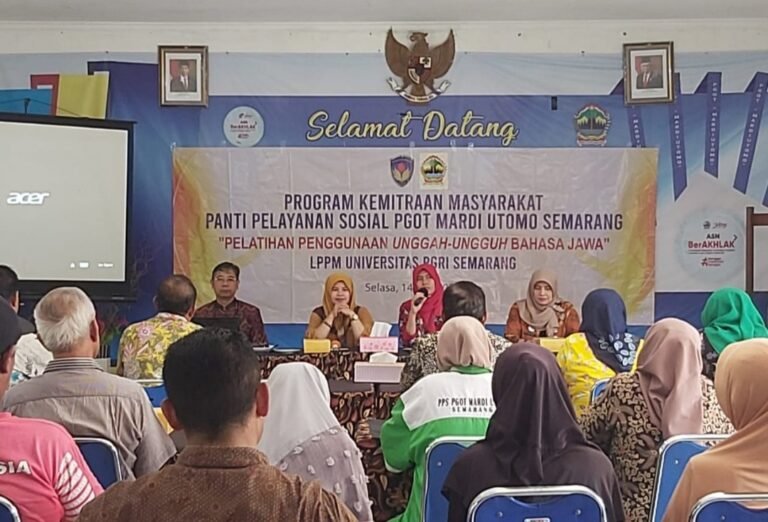 Pelatihan Penggunaan Unggah-ungguh Bahasa Jawa bagi Pegawai PGOT Mardi Utomo Semarang