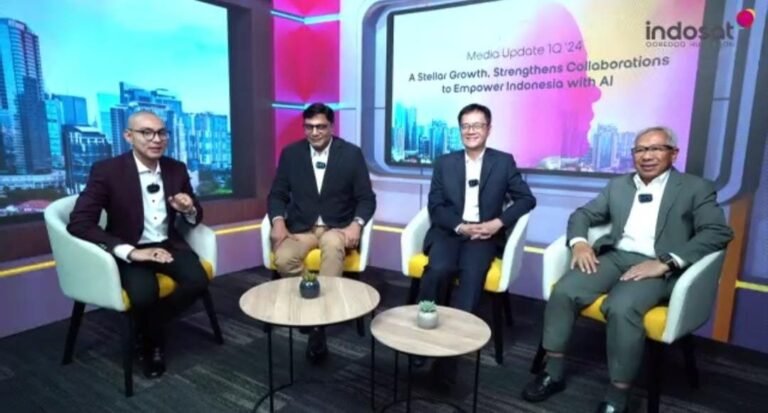 Indosat Catat Pertumbuhan Cemerlang di Kuartal I 2024
