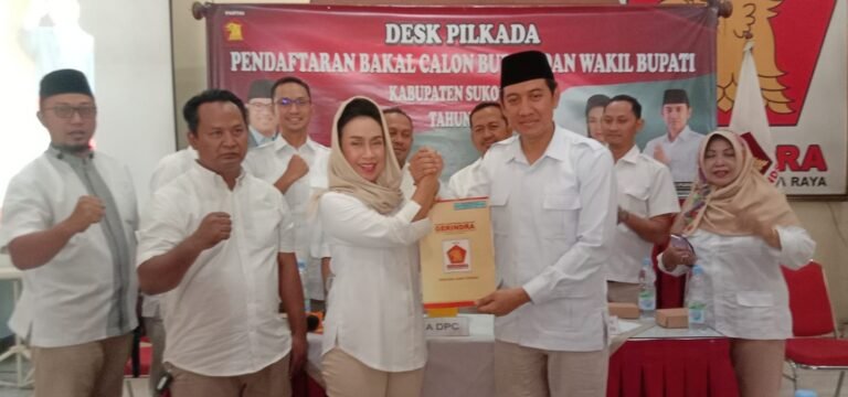 Eko Sapto Kembalikan Formulir Cabup, Gerindra Beri Pesan Begini