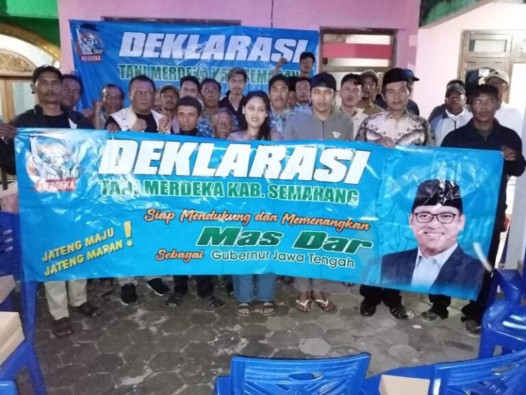 Tani Merdeka Kabupaten Semarang Solidkan Mas Dar Maju Pilgub