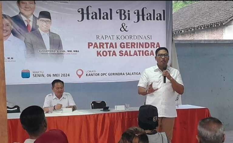 Mas Dar Ingatkan Kader Gerindra Salatiga Harus Rajin Menyapa Masyarakat