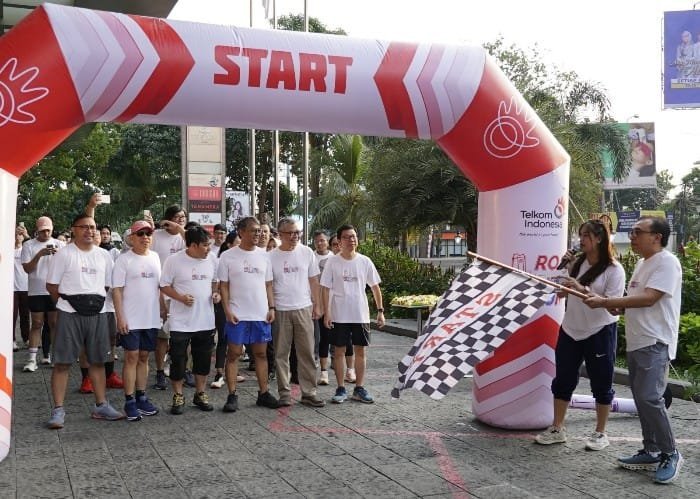 Telkom Gelar Fun Run Road to Digiland Run 2024