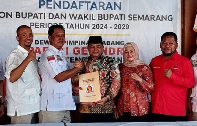 Bupati Ngesti Nugraha Resmi Mendaftar Bacabup Gerindra