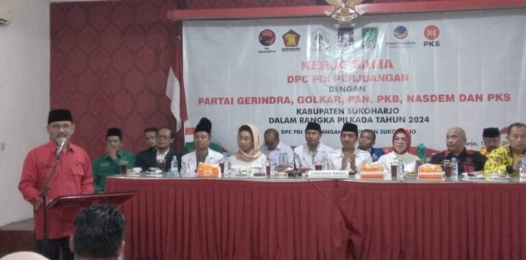 Tujuh Parpol Sukoharjo Teken Koalisi, Pilkada Lawan Kotak Kosong?
