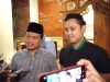 BERTEMU : Pertemuan Ketua DPW PKB Jawa Tengah KH M Yusuf Chudlori dengan Bupati Kendal Dico Ganindito. ist