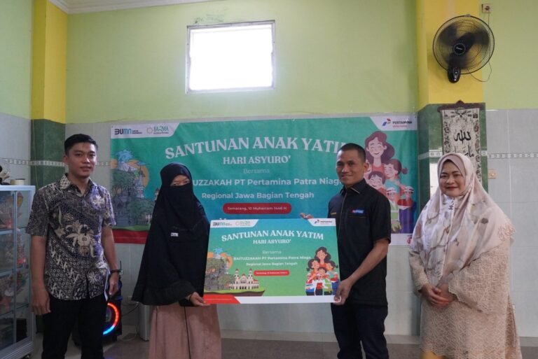 Bazma Pertamina Patra Niaga JBT Beri Santunan Anak Yatim di Semarang