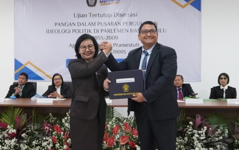 Jalani Sidang Promosi Doktor, Agustina Wilujeng Angkat Isu Pangan 
