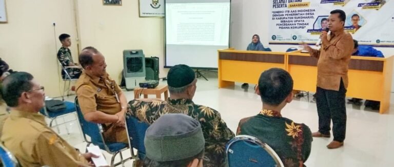 Rentan Terjerat Korupsi, ITB AAS Sarasehan Hukum Bersama Perangkat Desa 