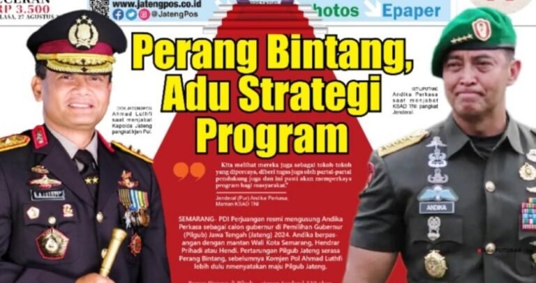 Pengamat Undip: Perang Bintang Bisa Berpotensi Gesekan di Tingkat Bawah