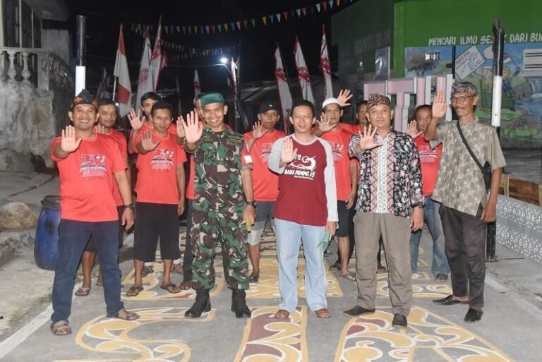 Lingkungan RW 08 Desa Nyatnyono Ungaran Berhias untuk Lomba K3