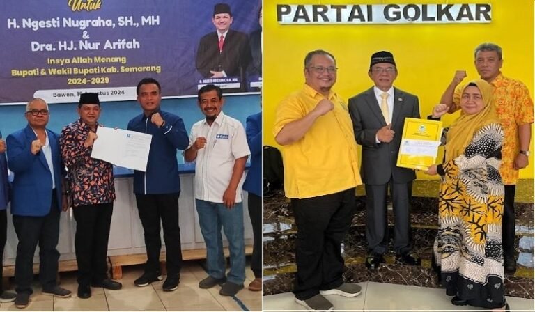 Enam Parpol Usung Ngesti Nugraha-Nur Arifah, Dua Parpol akan Menyusul