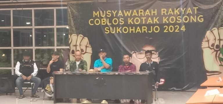 Gerakan Kotak Kosong Siapkan Konser Kampanye Kotak Kosong di 12 Kecamatan Sukoharjo