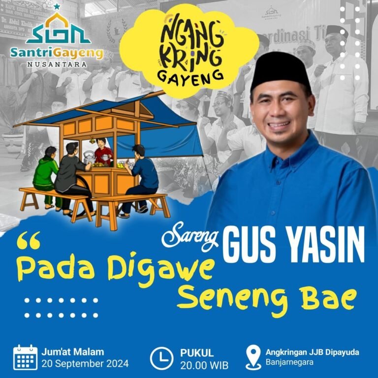 Gus Yasin “Ngangkring Bareng” Serap Aspirasi Pemuda Banjarnegara