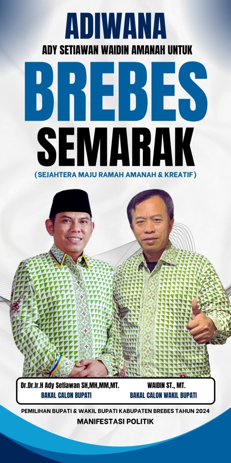 Masyarakat Tolak Kotak Kosong Di Pilkada Brebes 2024. Tokoh NU Ady Setiawan Bakal Lawan Paramitha Widya Kusuma