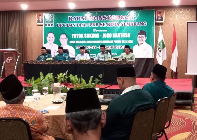 Dukung Pengembangan Pesantren, PKB Kian Solid Menangkan Yoyok-Joss di Pilwakot Semarang