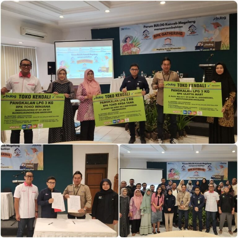 PT Pertamina Patra Niaga JBT Tanda Tangani MoU dengan Perum Bulog Wilayah Magelang & Kedu