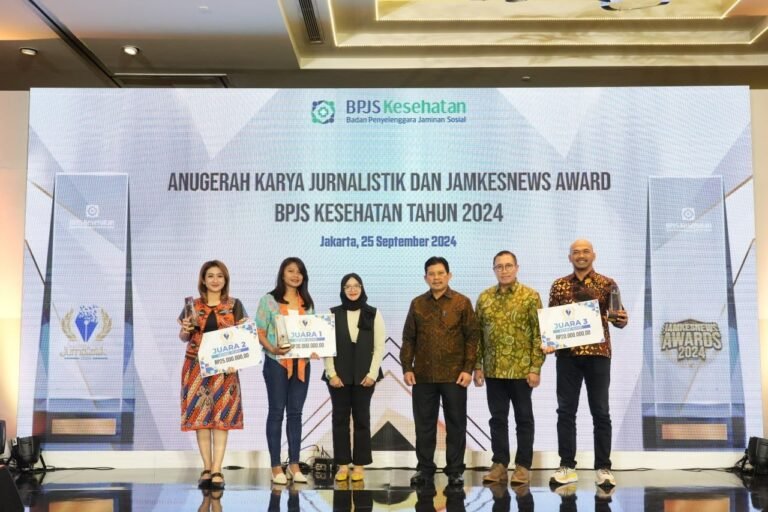 BPJS Kesehatan Beri Penghargaan Jurnalis dan Media Massa