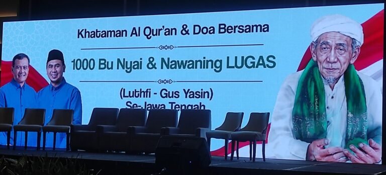 Besok Semarang Doa Bersama 1000 Bu Nyai dan Nawaning untuk Kemenangan Ahmad Luthfi-Gus Yasin